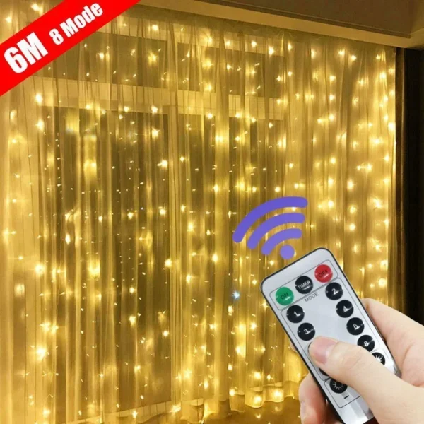 ستارة زينة مضيئة مع ريموت تحكم